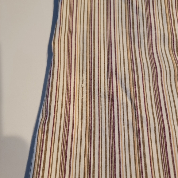 TORRID Pinstripe Open Back Tank Top Size 1 - Picture 12 of 12